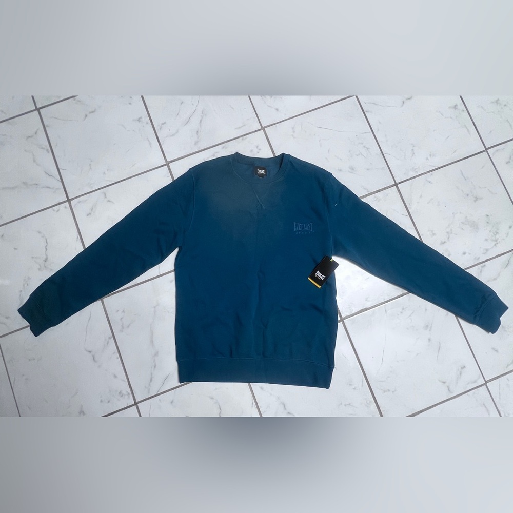 Everlast Men's Teal Crewneck Sweater